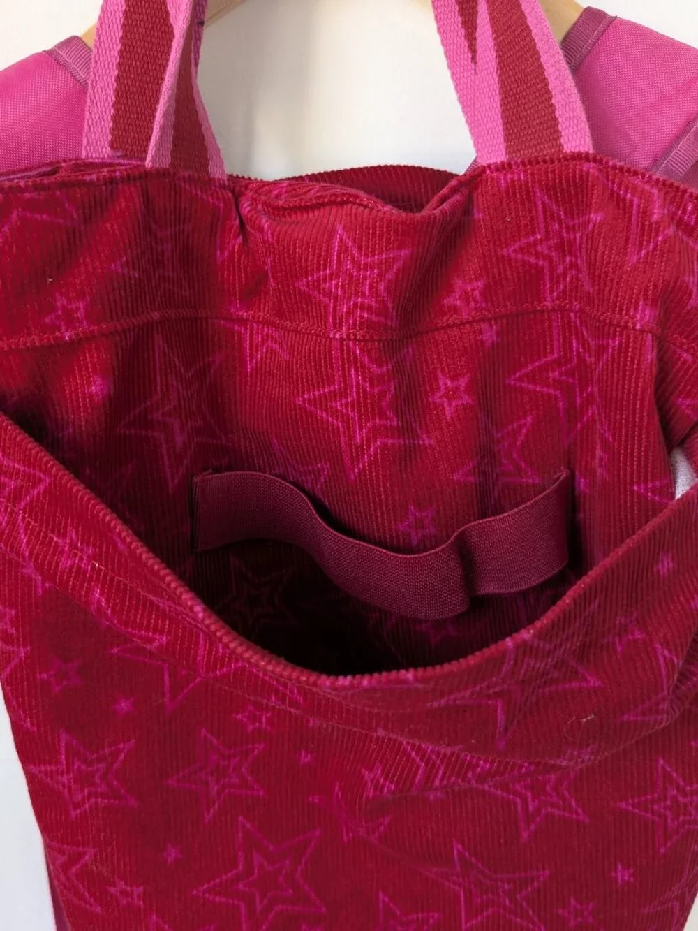 AMERICAN GIRL BERRY RED CORDUROY BACKPACK CARRIER